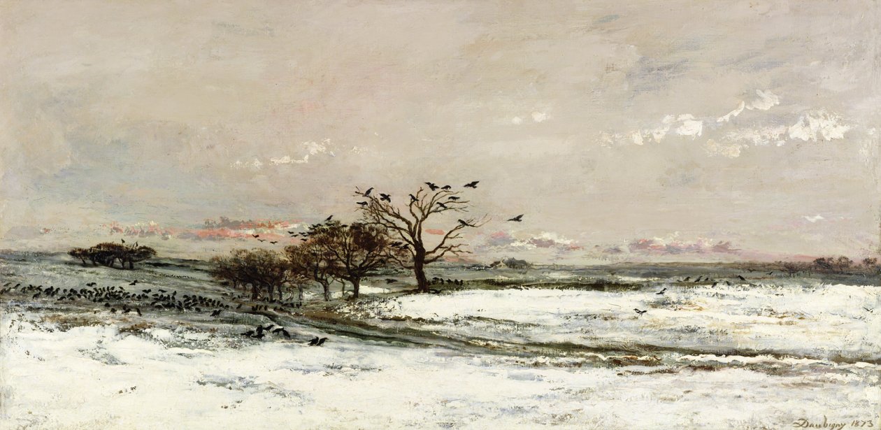 Sneen, 1873 af Charles Francois Daubigny