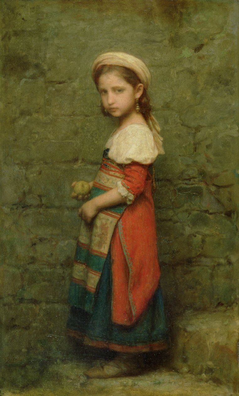 Italiensk pige, 1863 af Charles François Jalabert