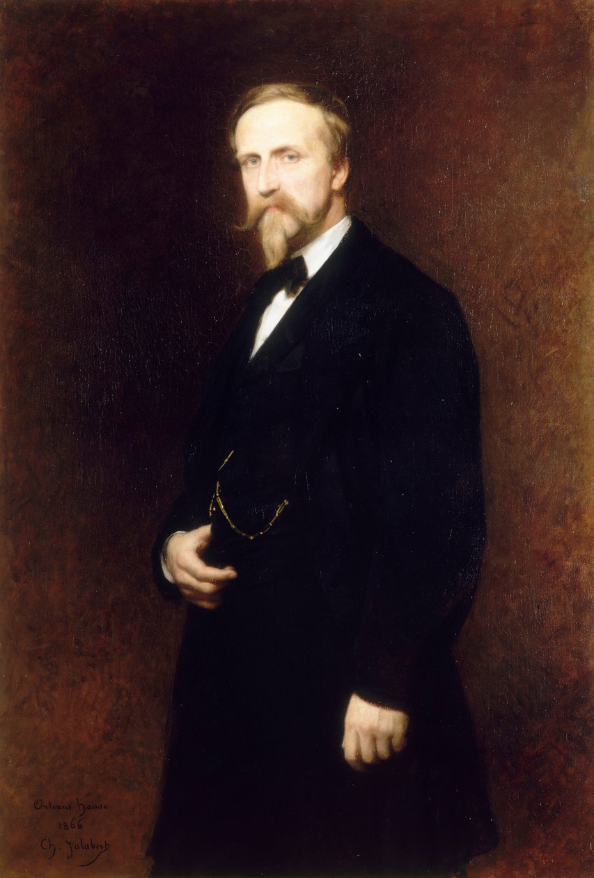 Portræt af Henri d´Orléans, hertug af Aumale af Charles François Jalabert