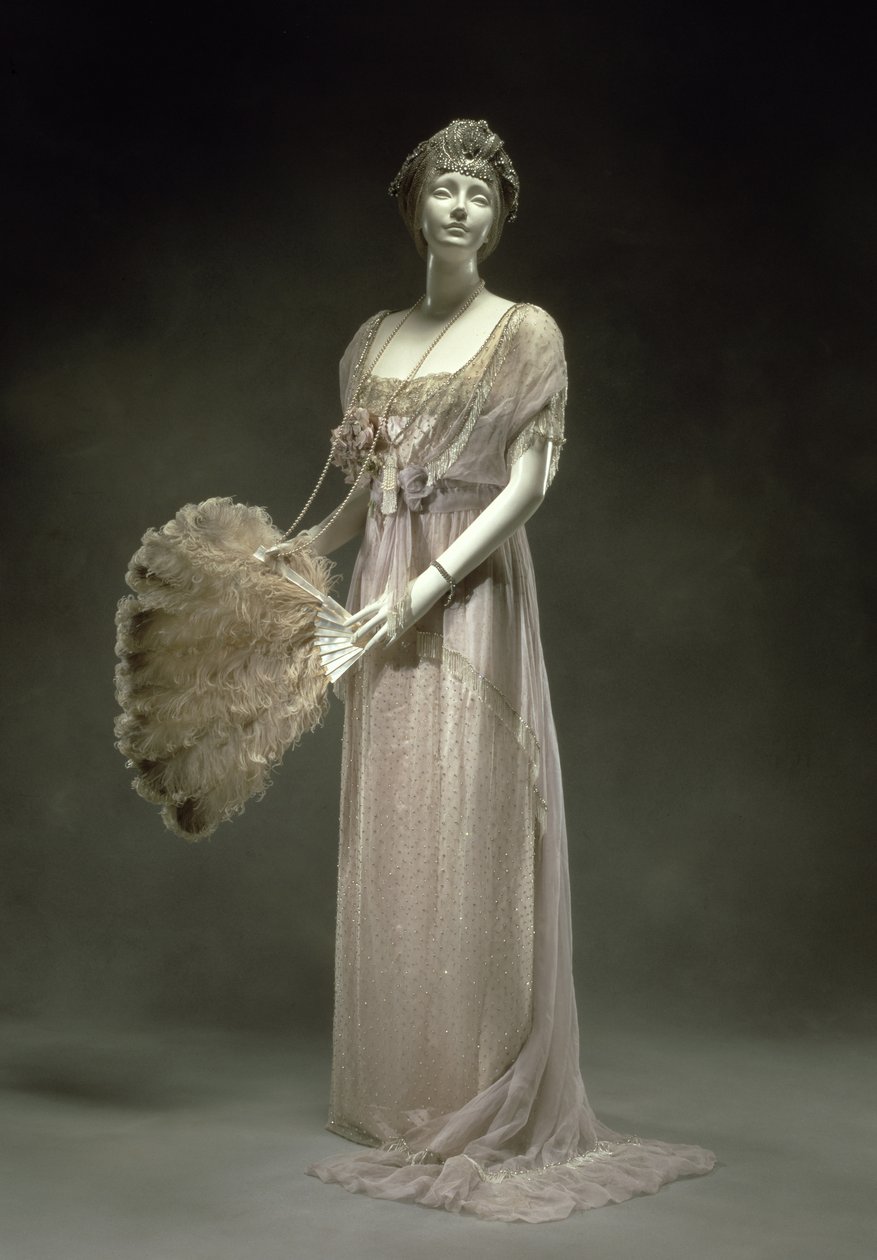 Aftenkjole, 1914 (tekstil) af Charles Frederick Worth