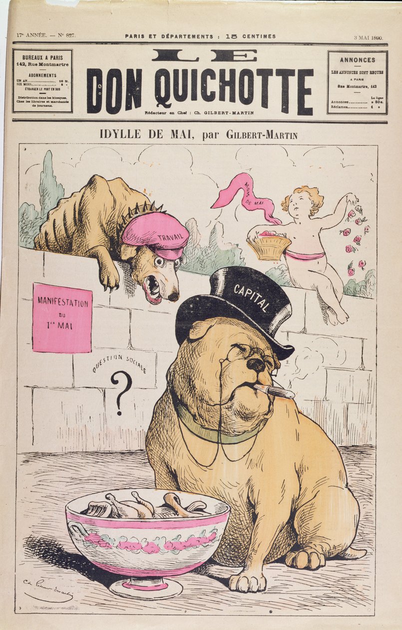 Forsideillustration af det republikanske tidsskrift 