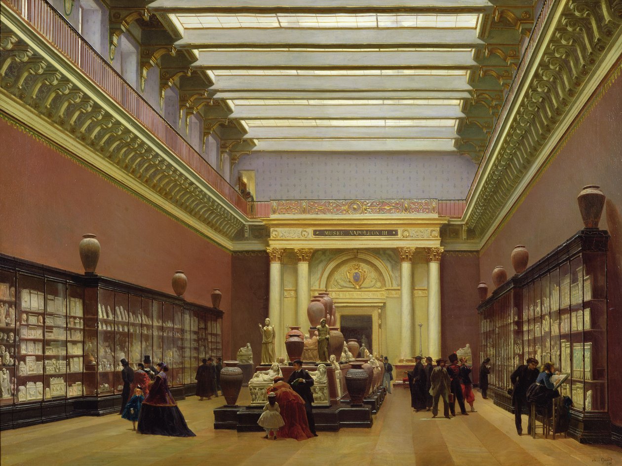 The Bell Gallery, 1866 af Charles Giraud