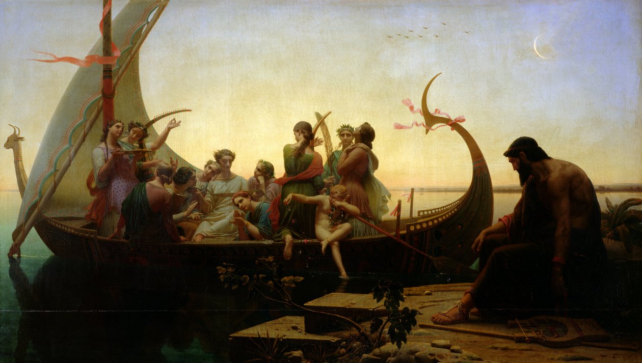 Fortabte illusioner eller aften før 1843 af Charles Gleyre