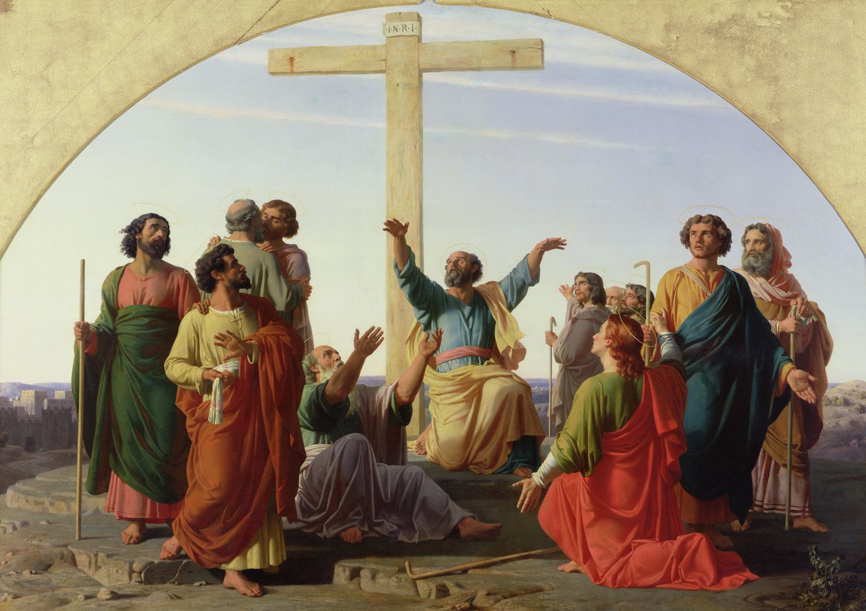 Apostlenes afgang, 1845 af Charles Gleyre