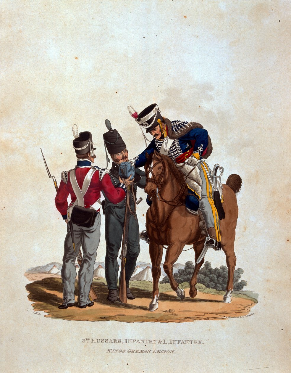 3. Husars, Infantry and Light Infantry, King