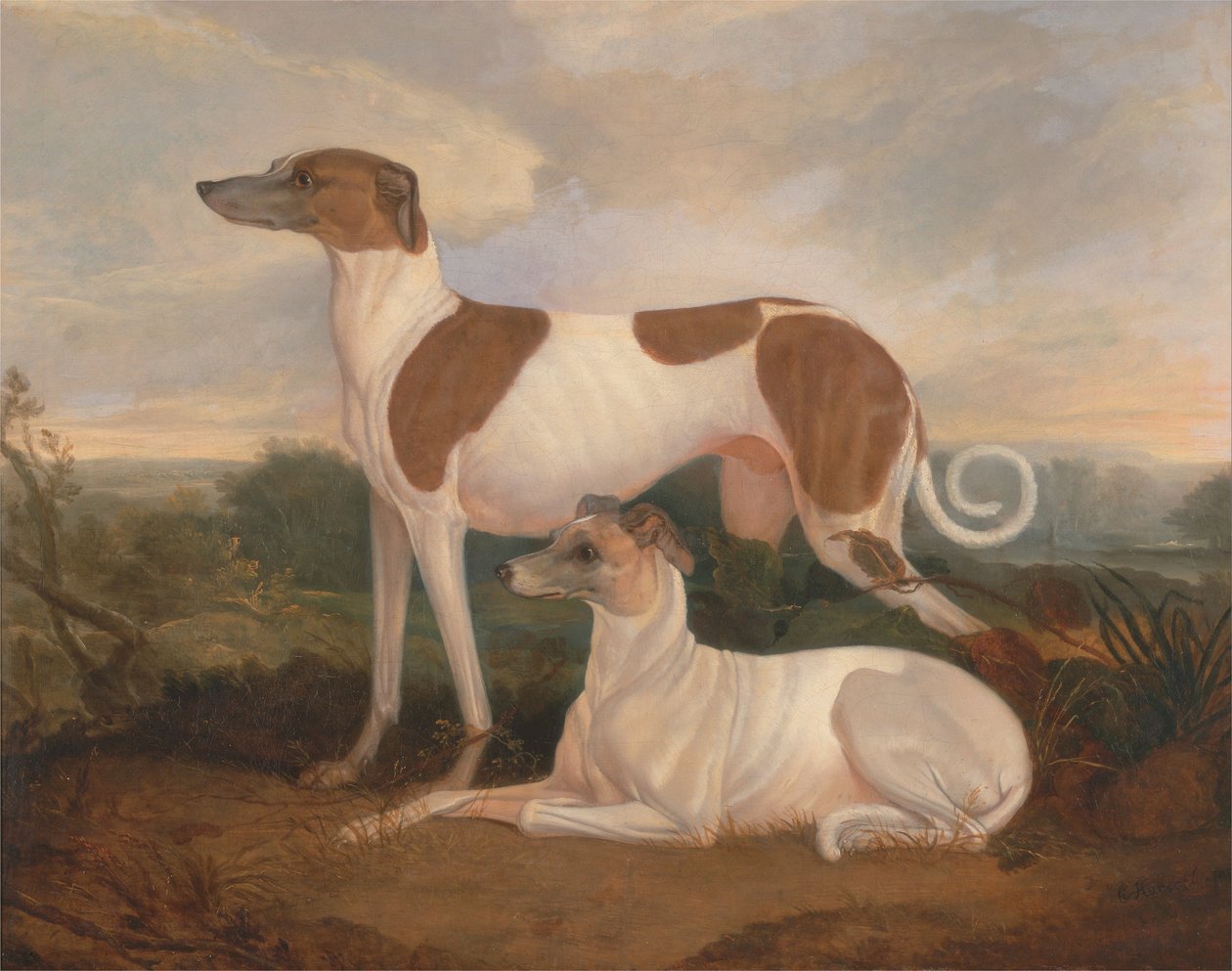 To mynde i et landskab af Charles Hancock