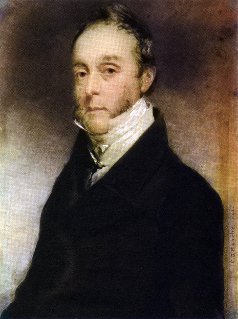 Portræt af George Hay Dwkins-Vimpel af Charles J. Basébé