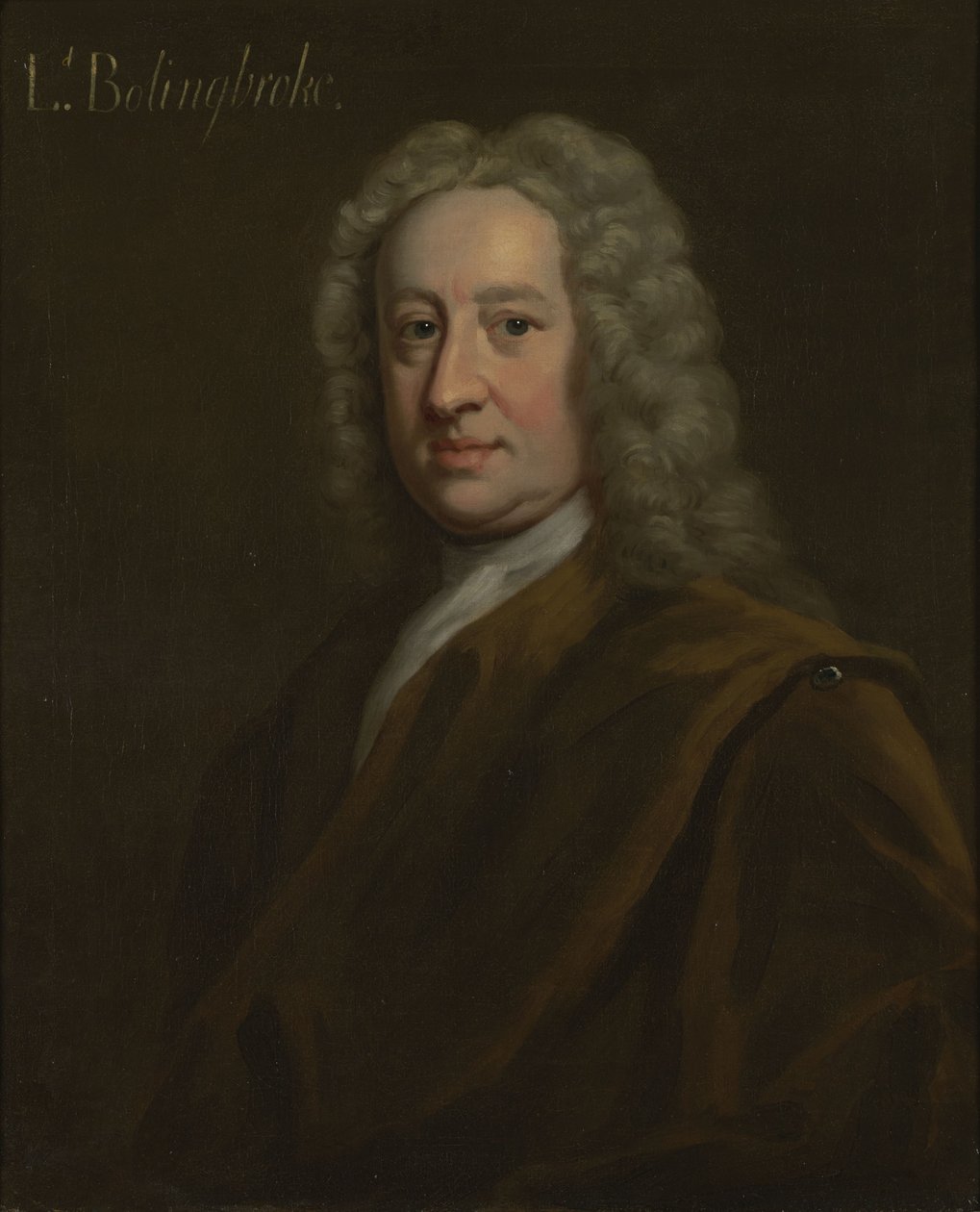 Portræt af Henry St John, 1. viscount Bolingbroke (1678-1751) af Charles Jervas
