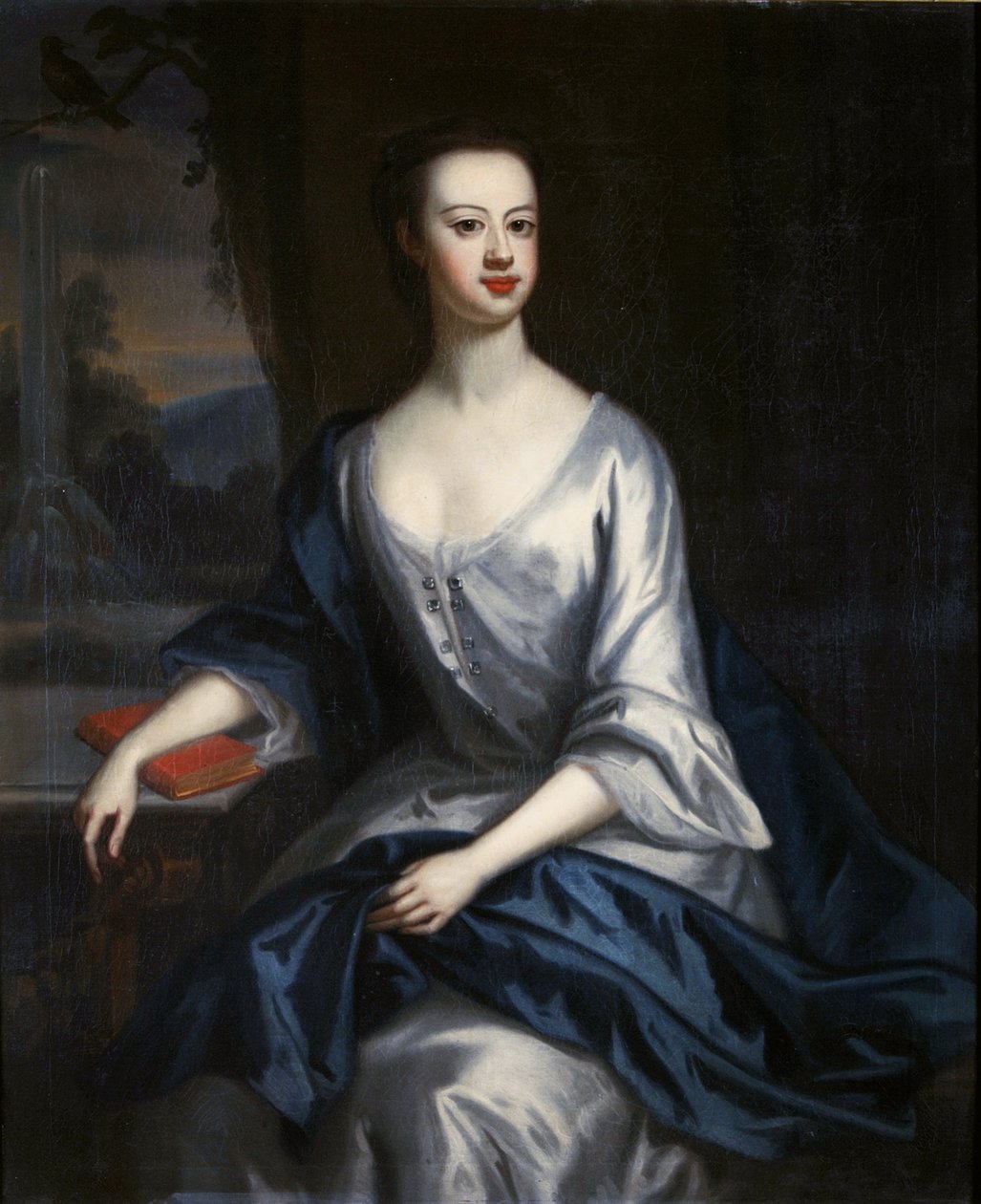 Portræt af en dame, menes at være Eleanor Verney (1710-25) af Charles Jervas