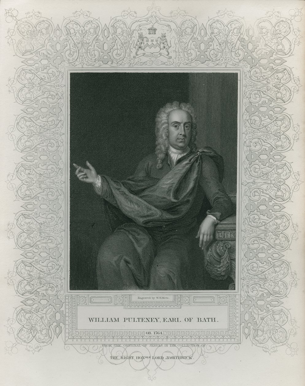 Sir William Pulteney, jarl af Bath af Charles Jervas