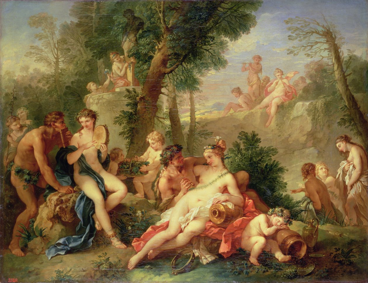 Bacchus og Ariadne, 1742-7 af Charles Joseph Natoire
