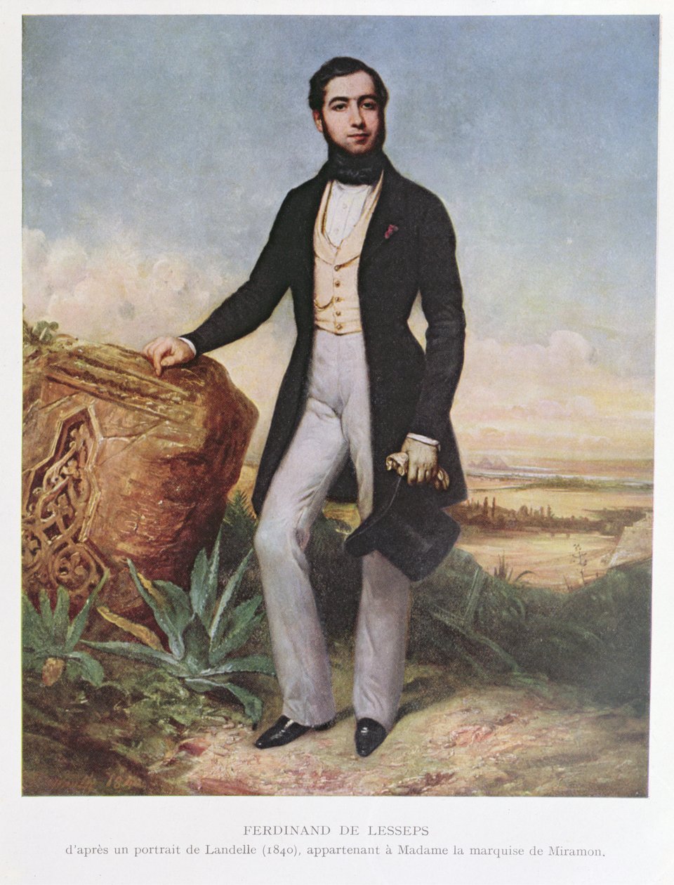 Ferdinand de Lesseps, 1840 af Charles Landelle