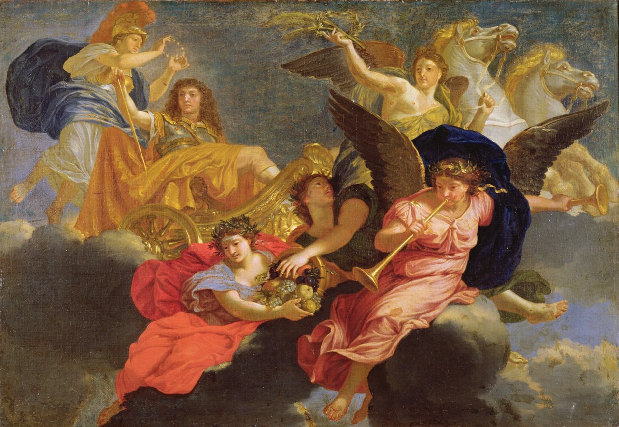 Apotheose af kong Ludvig XIV af Frankrig af Charles Le Brun