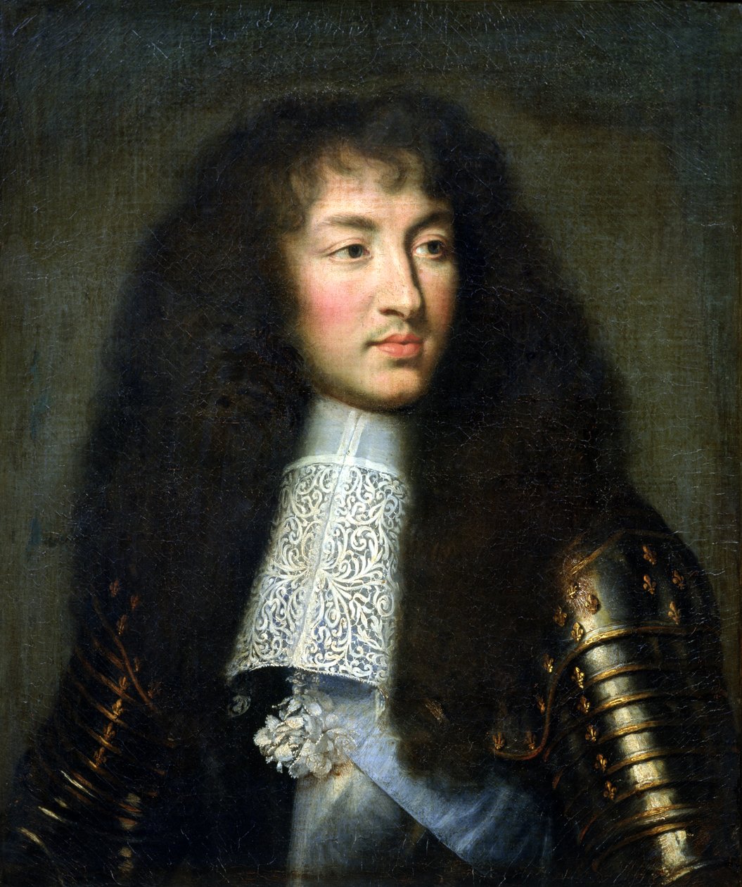 Portræt af Ludvig XIV (1638-1715) af Charles Le Brun