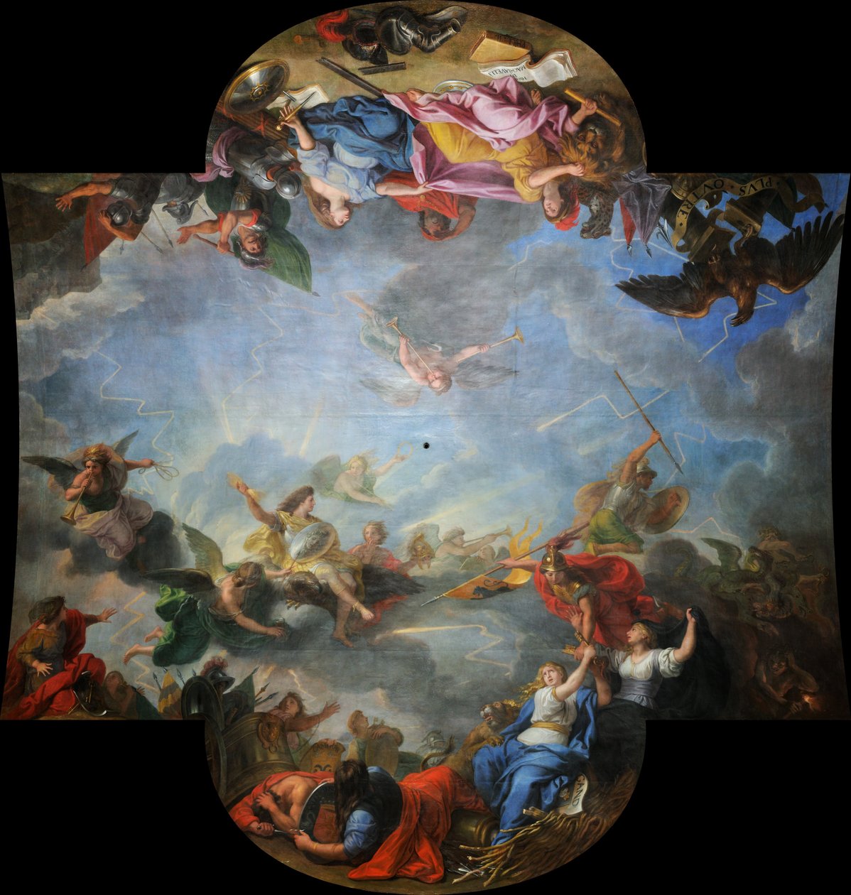 Indfangelse af byen og citadellet i Gent på seks dage, 1678 af Charles Le Brun