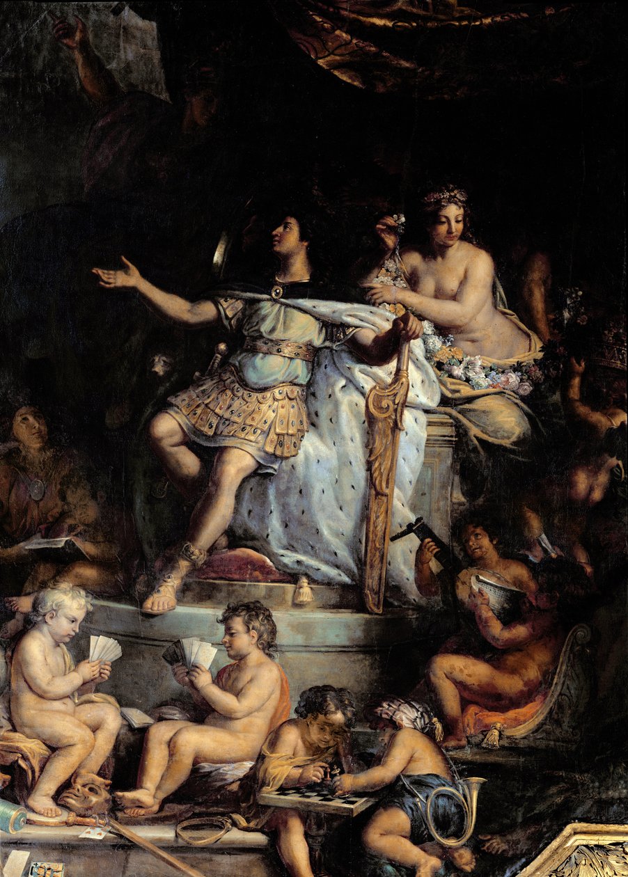 Kongen regerer, 1661 af Charles Le Brun