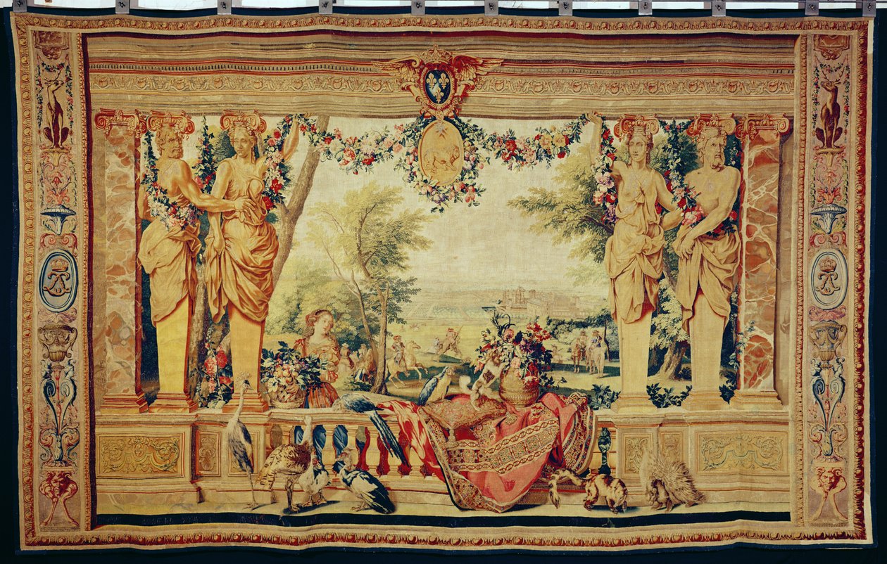 Juli måned Chateau of Vincennes, fra serien af gobeliner 