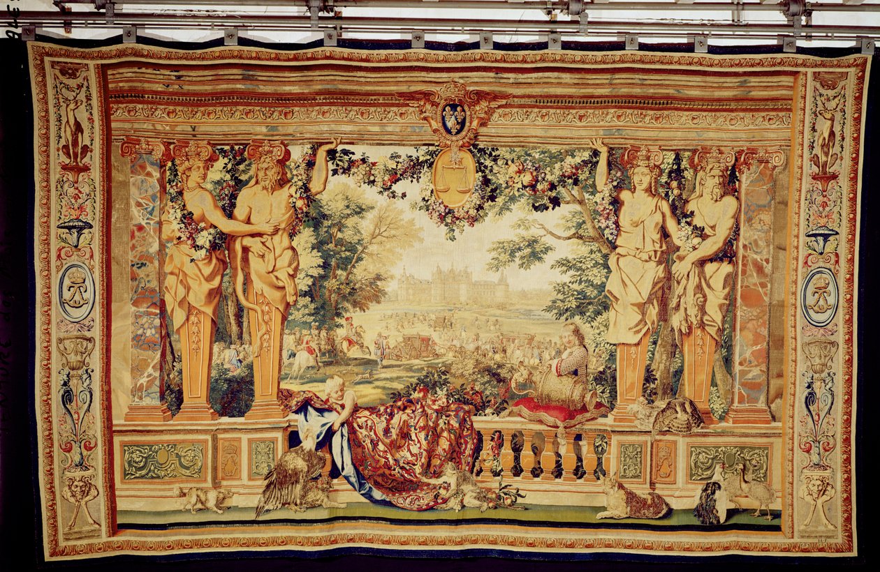 September måned Chateau of Chambord, fra serien af gobeliner 