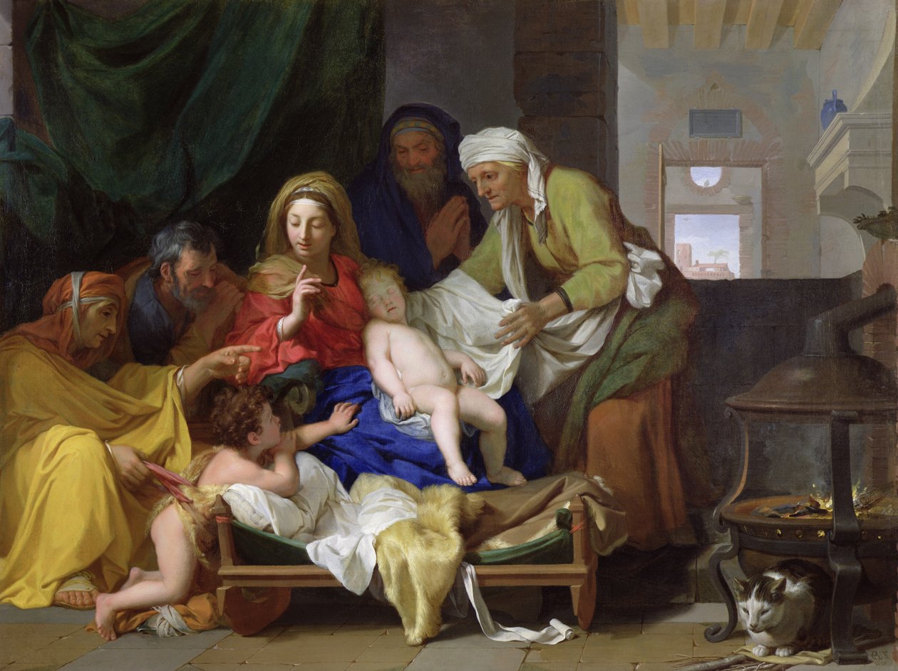 Den sovende Kristus, 1655 af Charles Le Brun