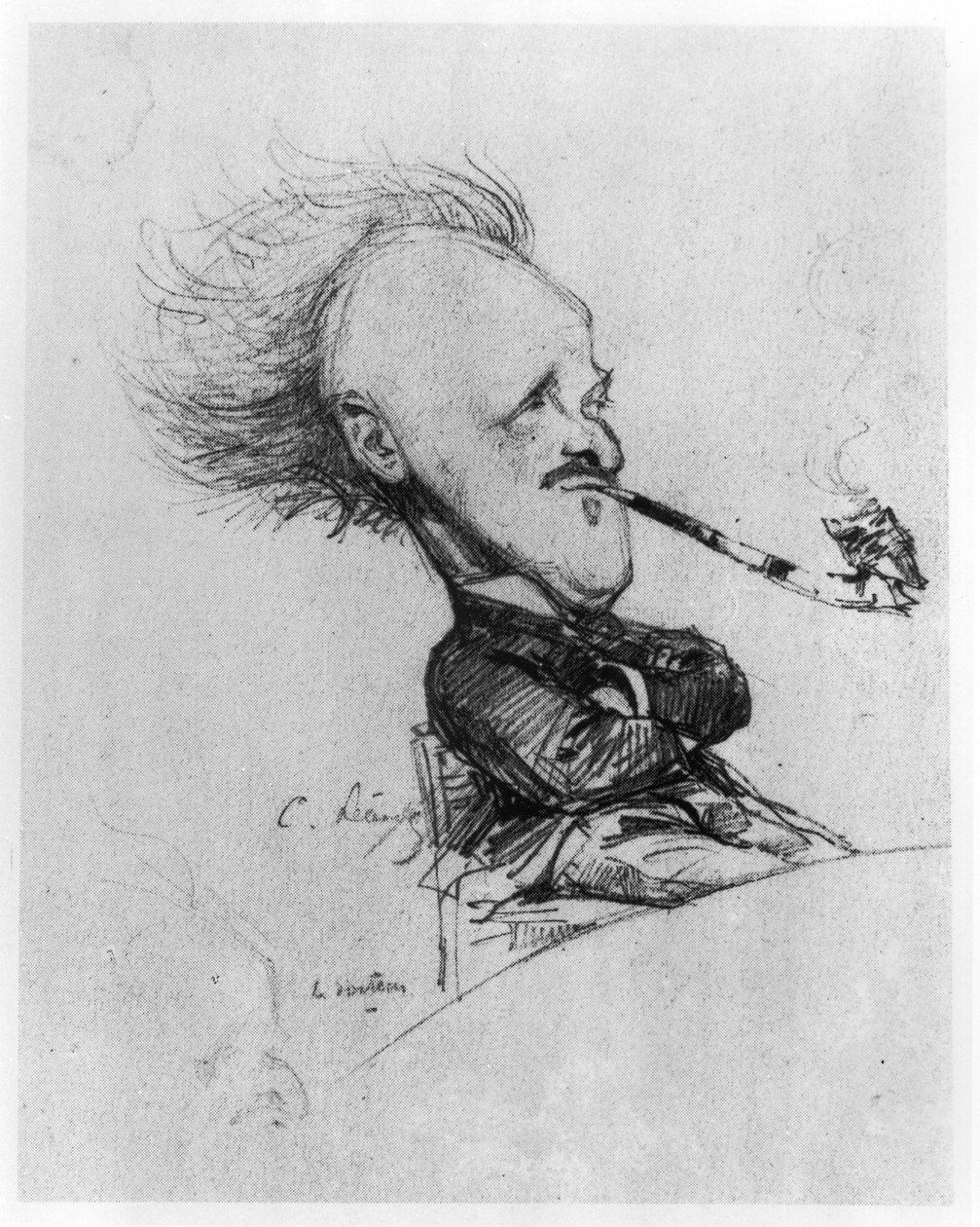 Paul Ferdinand Gachet (1862-1930) ca.1887 af Charles Leandre