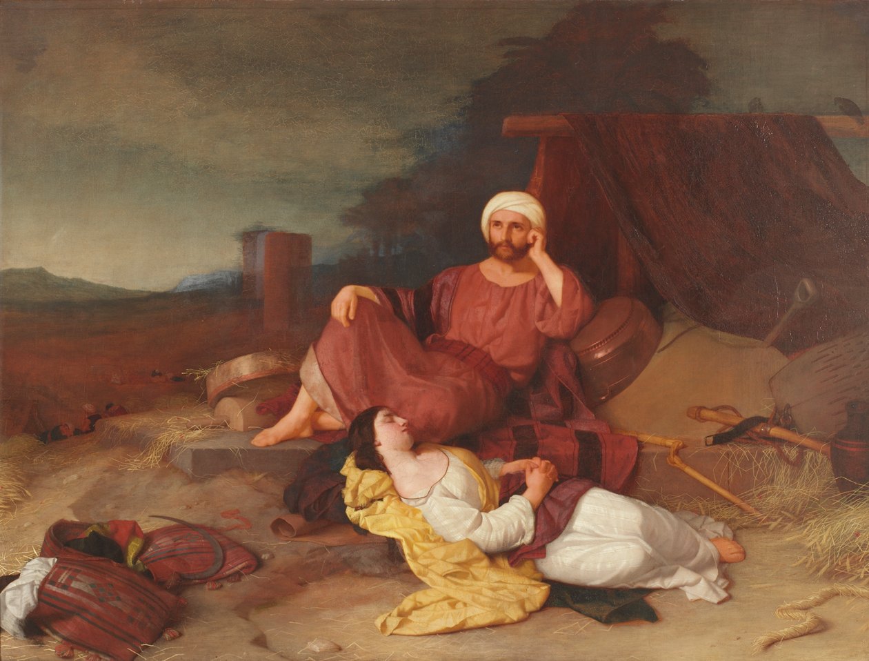 Boaz og Ruth, ca. 1853 af Charles Lock Eastlake