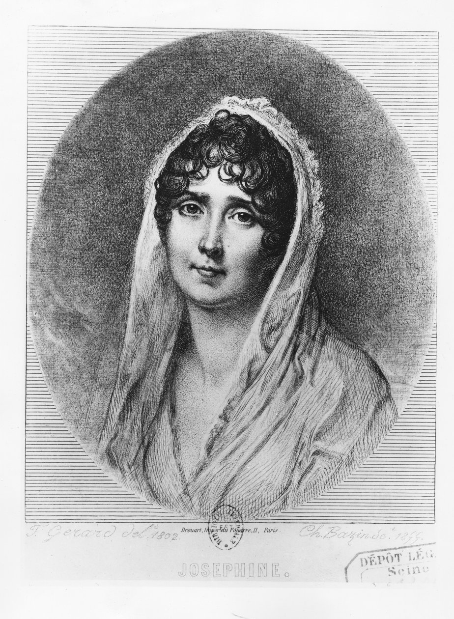 Josephine de Beauharnais af Charles Louis Bazin