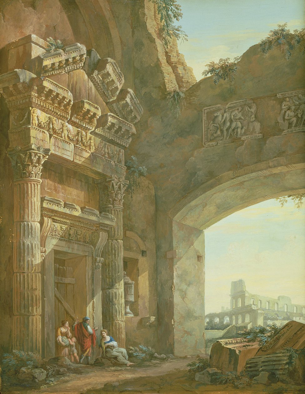 Arkitektoniske ruiner af Charles Louis Clerisseau