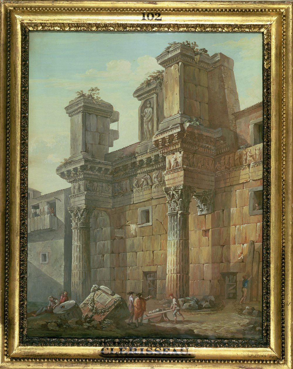 Nervas forum af Charles Louis Clerisseau