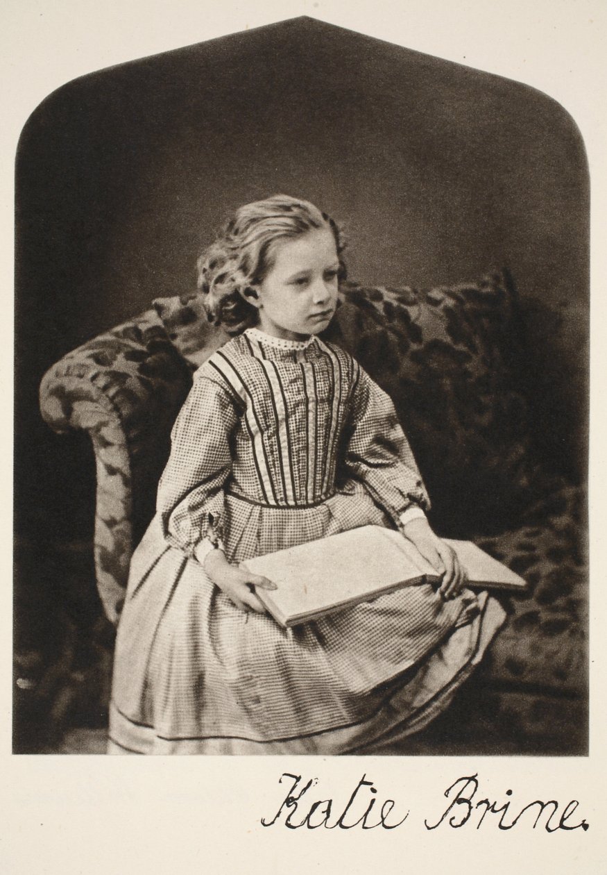 Katie Brine, 16. juni 1866 (sepiafoto) af Charles Lutwidge Dodgson
