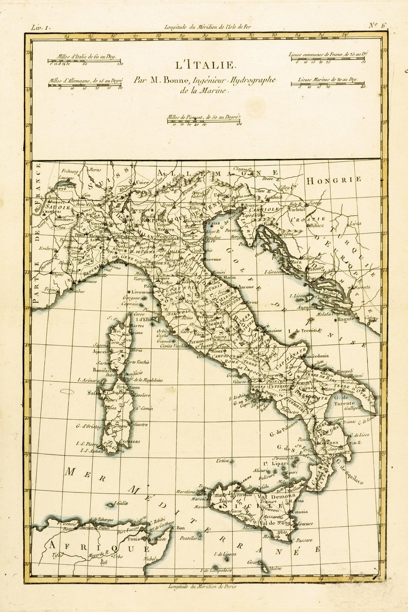 Italien, fra 