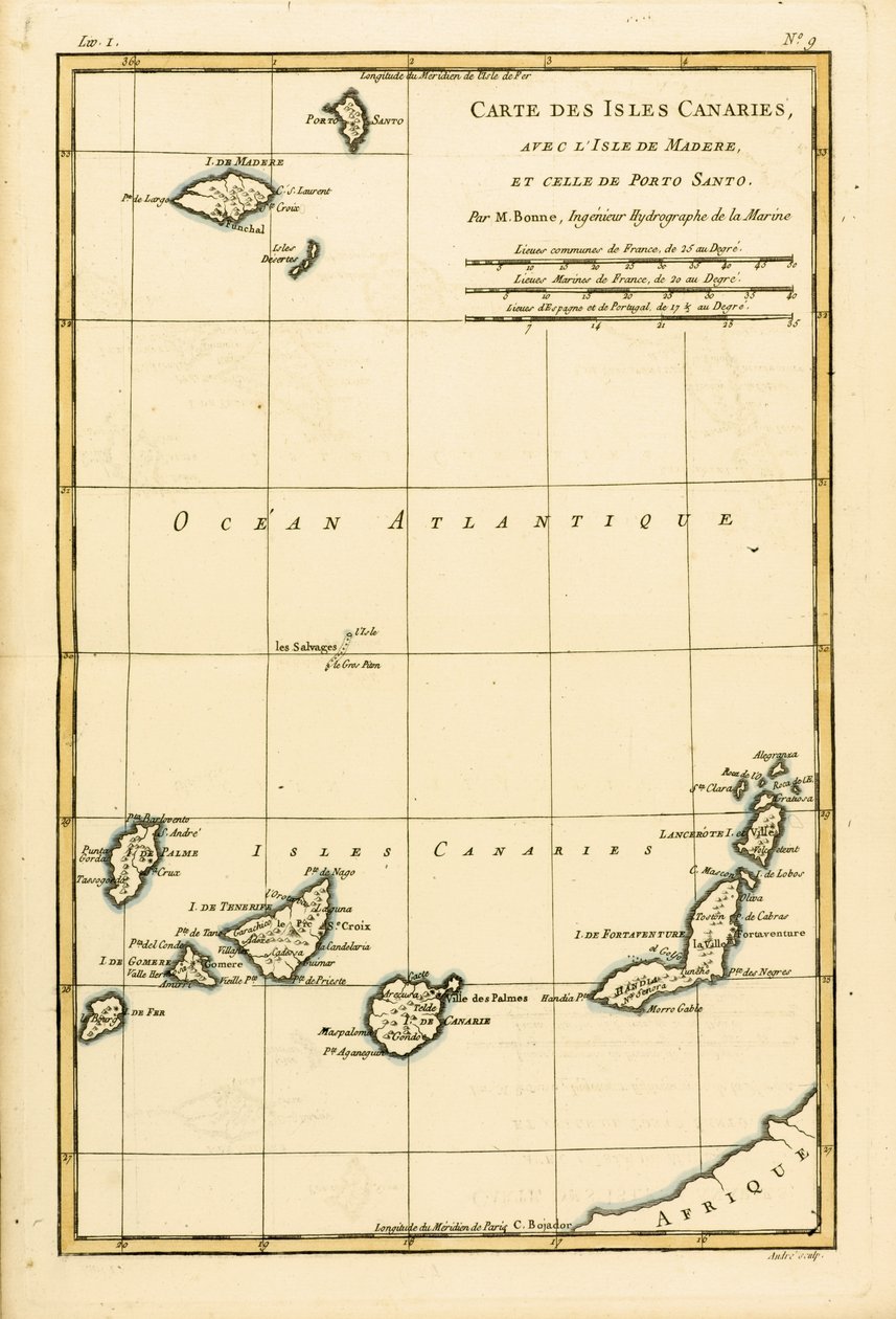 De Kanariske Øer, med Madeira og Porto Santo, fra 