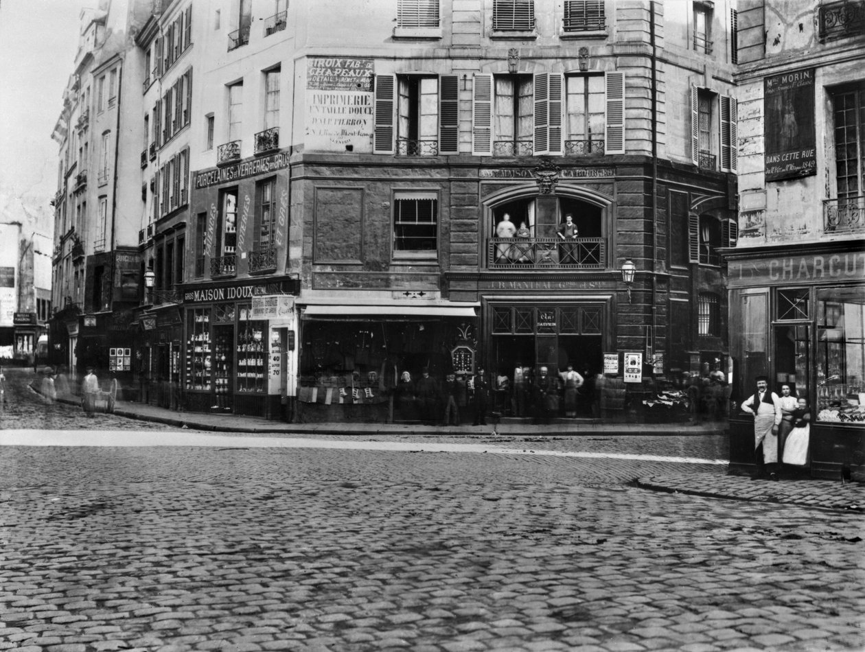 Place Gozlin, Paris ca. 1865 af Charles Marville