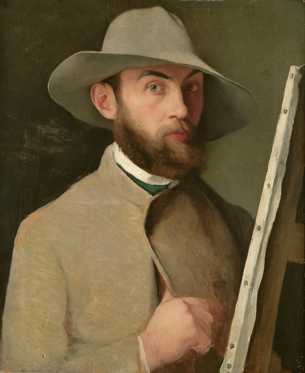 Selvportræt, ca. 1890 af Charles Maurin