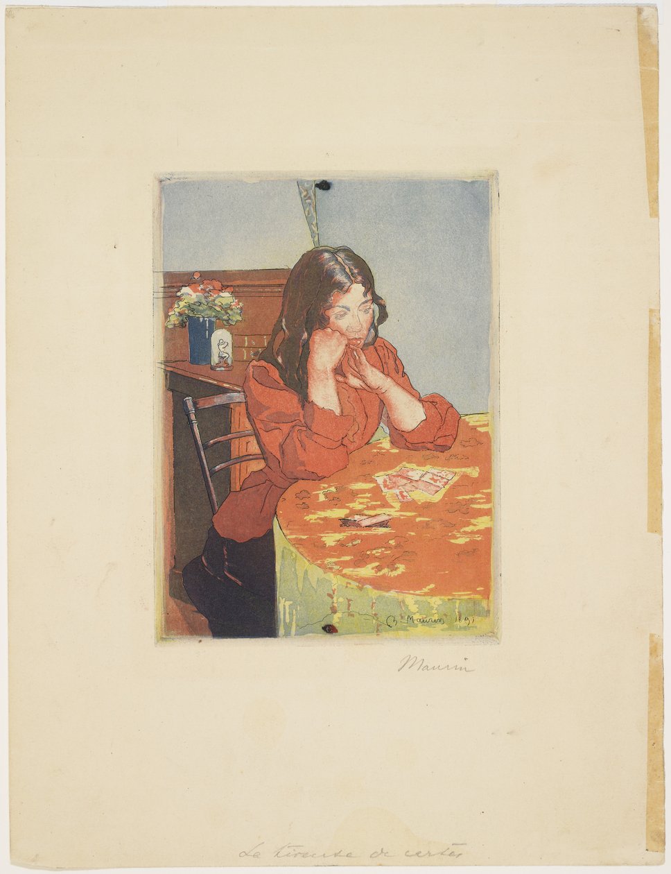 Card Tinner, 1891 af Charles Maurin
