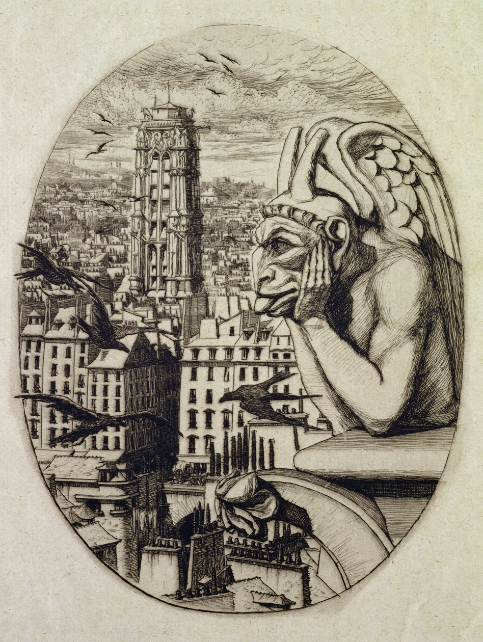 Vampyren (Le Stryge), 1853 af Charles Meryon