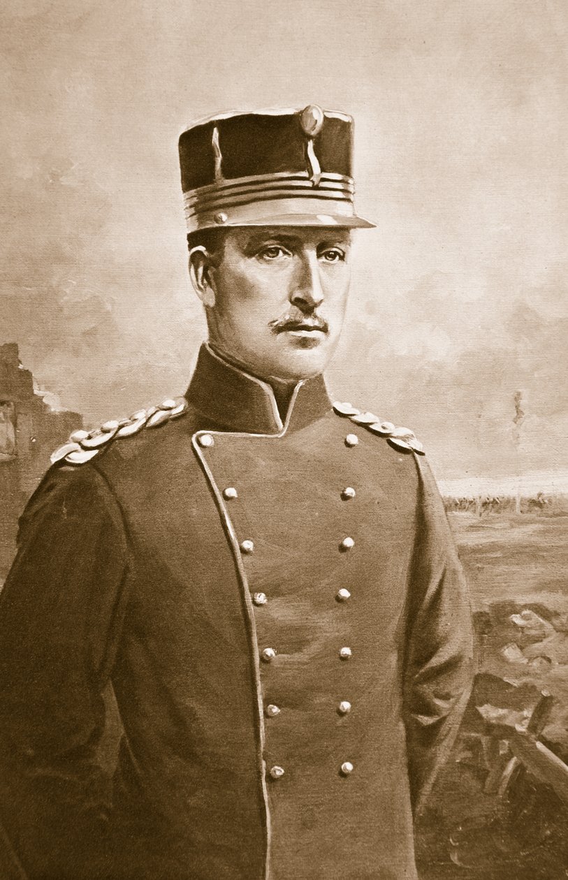 Albert I, konge af belgierne, 1914-19 af Charles Mills Sheldon
