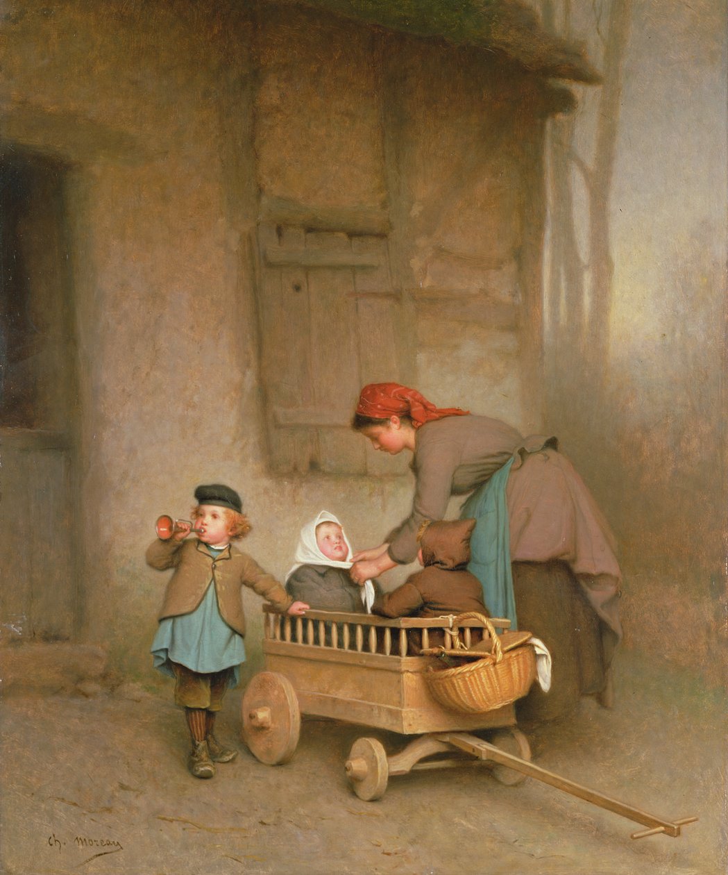 At tage til fædres middag af Paul Charles Chocarne Moreau