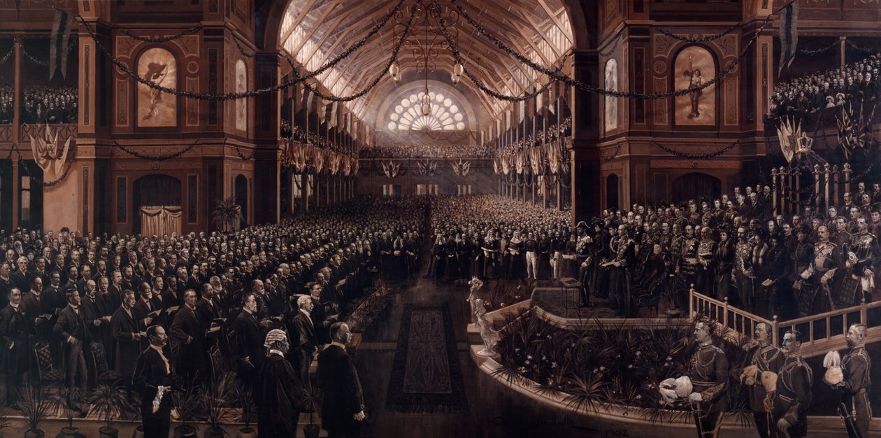Åbningen af det første Commonwealth -parlament af Charles Nuttal