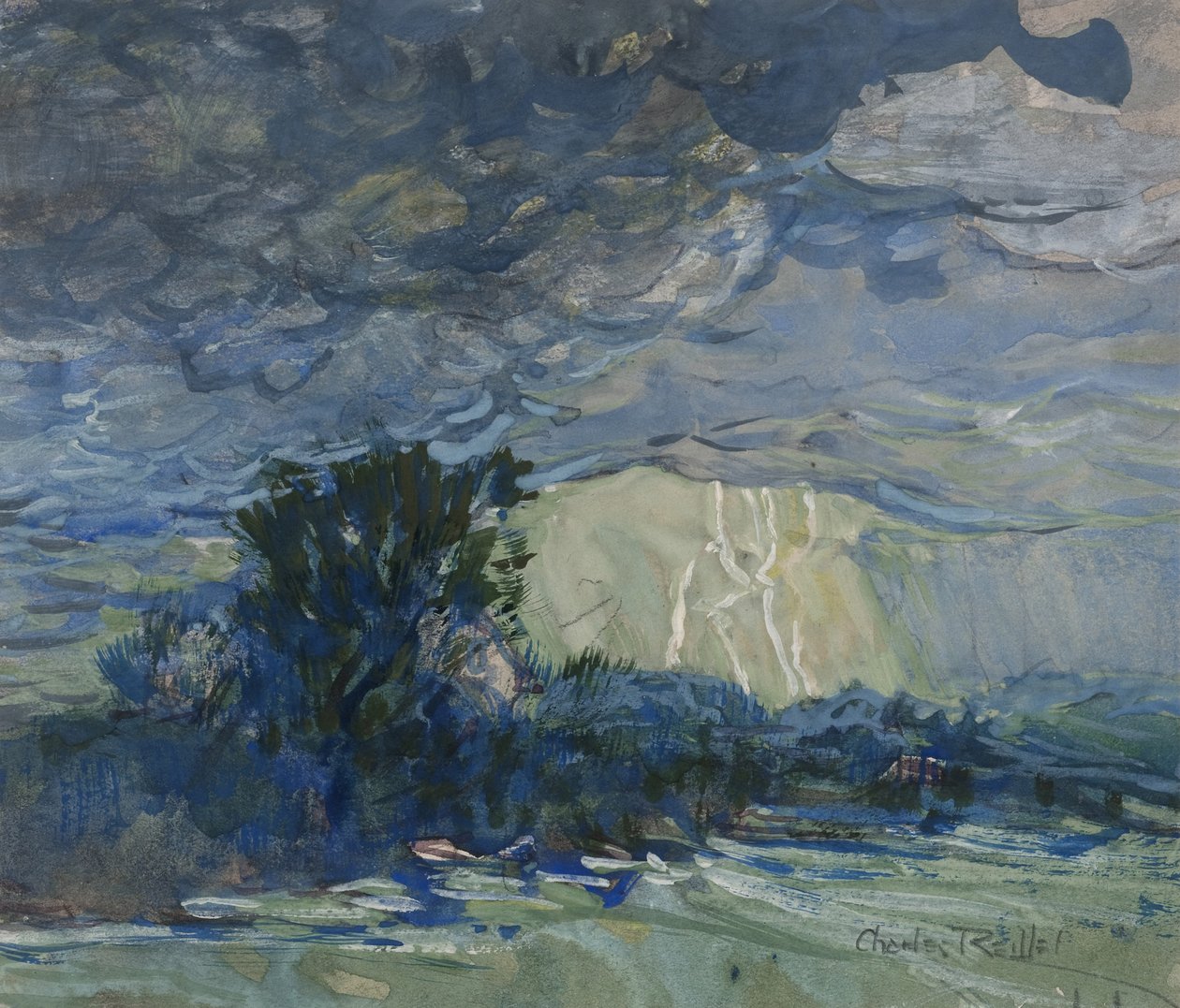 Stormen, ca. 1935 af Charles P. Reiffel