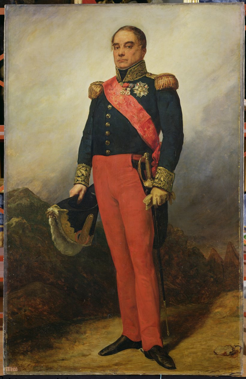 Georges Mouton (1770-1838) greve af Lobau, 1835 af Charles Philippe Lariviere