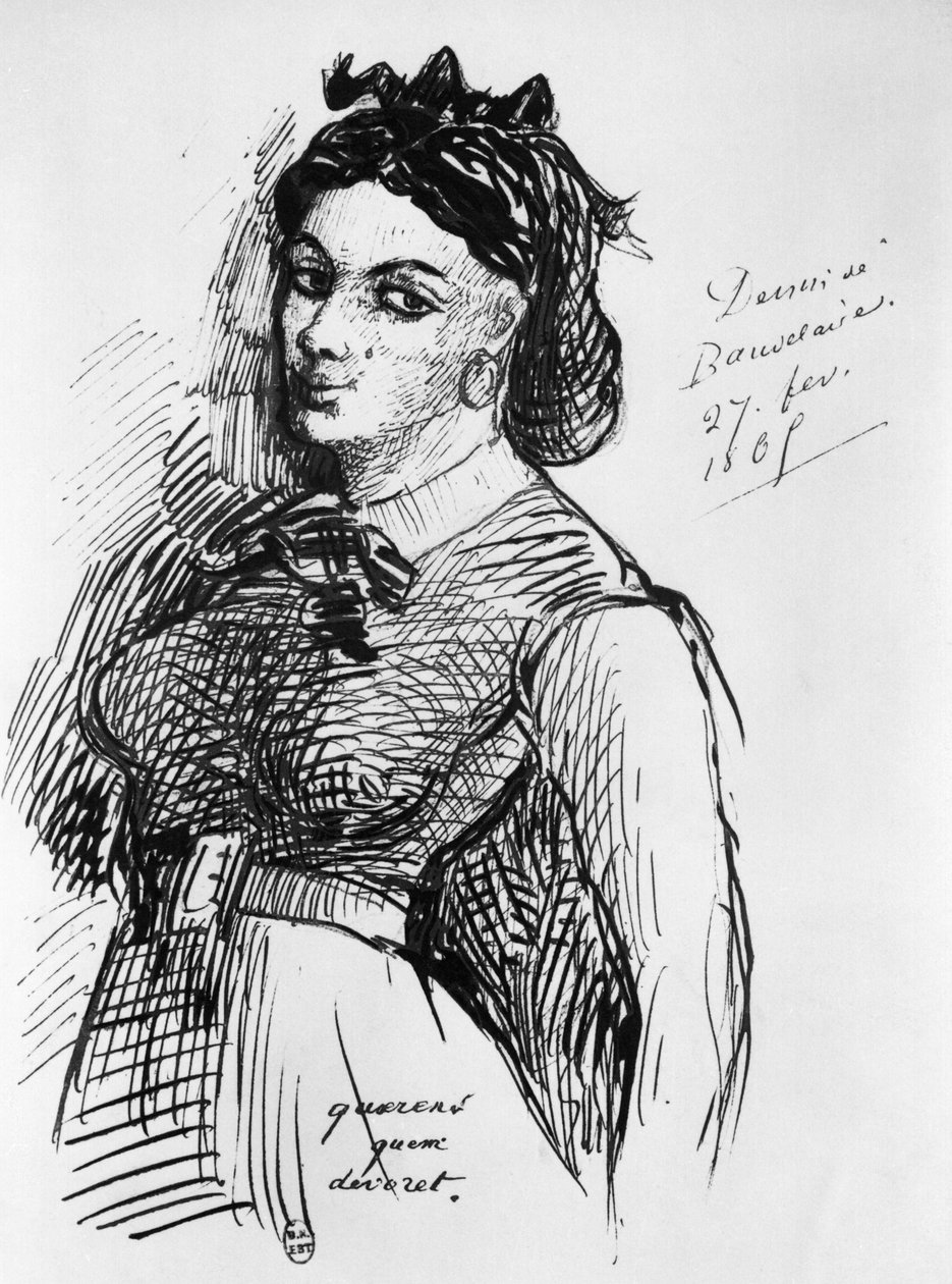 Jeanne Duval, 1865 af Charles Pierre Baudelaire