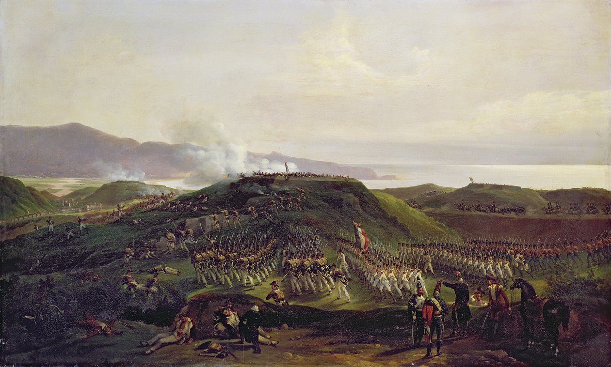 Slaget ved Croix des Bouquets, 23. juni 1794, 1836 af Charles Renoux