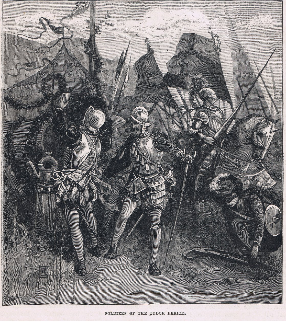 Soldater fra Tudor-perioden af Charles Ricketts