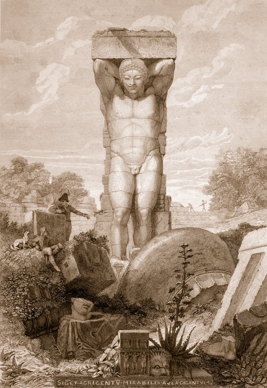 Templet i Agrigentum, Sicilien, fra 