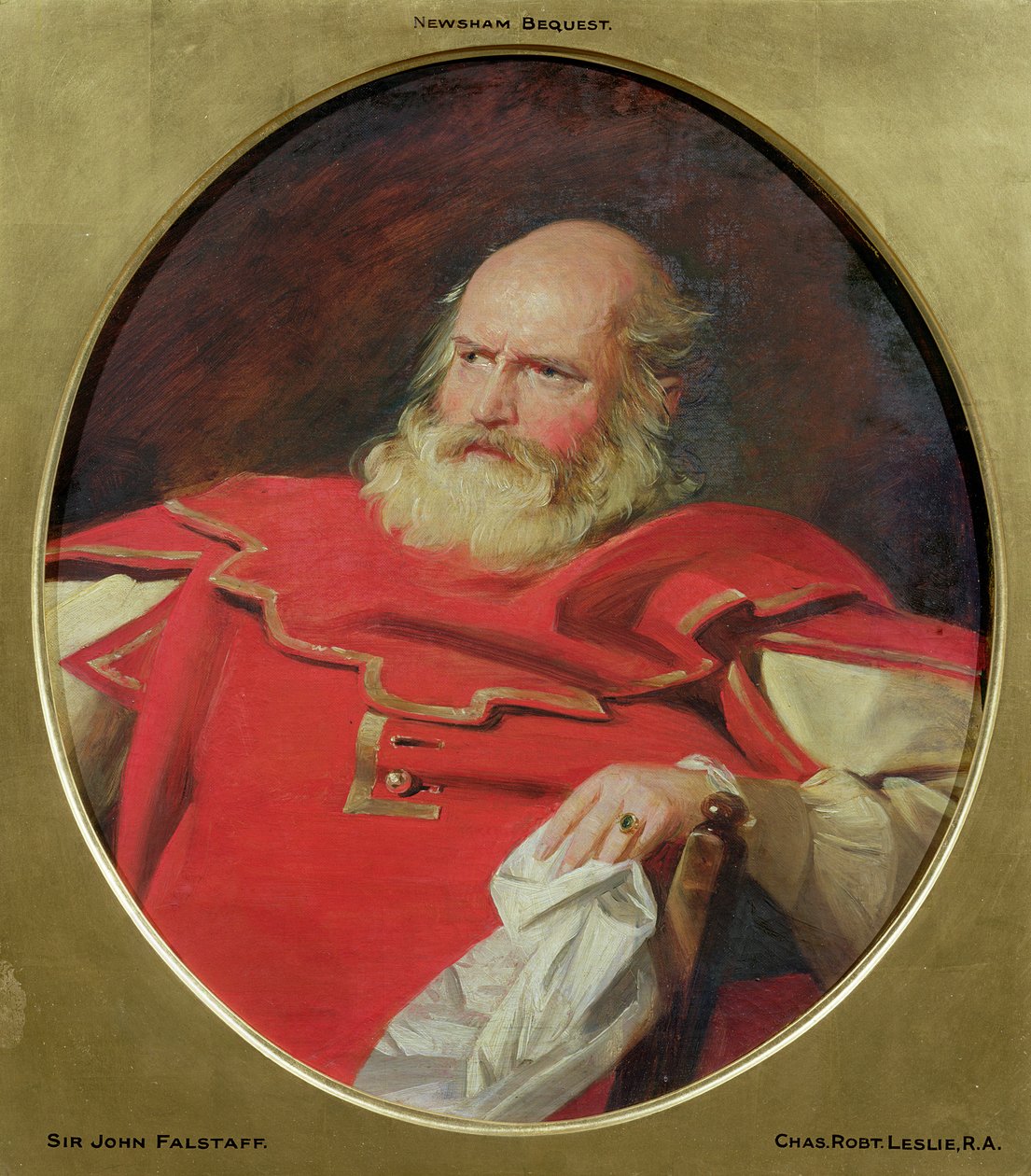 Sir John Falstaff, ca. 1840 af Charles Robert Leslie