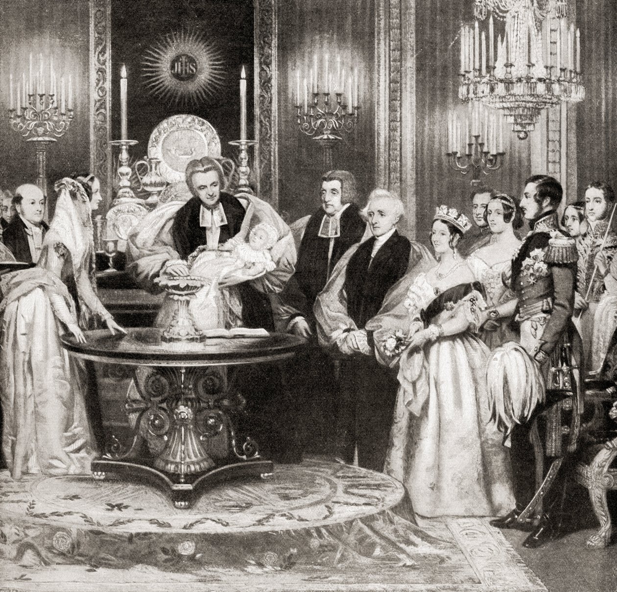 Dåb af det kongelige prinsesse af Charles Robert Leslie