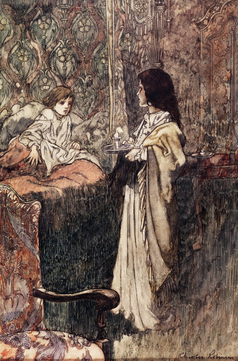 Børn taler om natten, 1911 af Charles Robinson