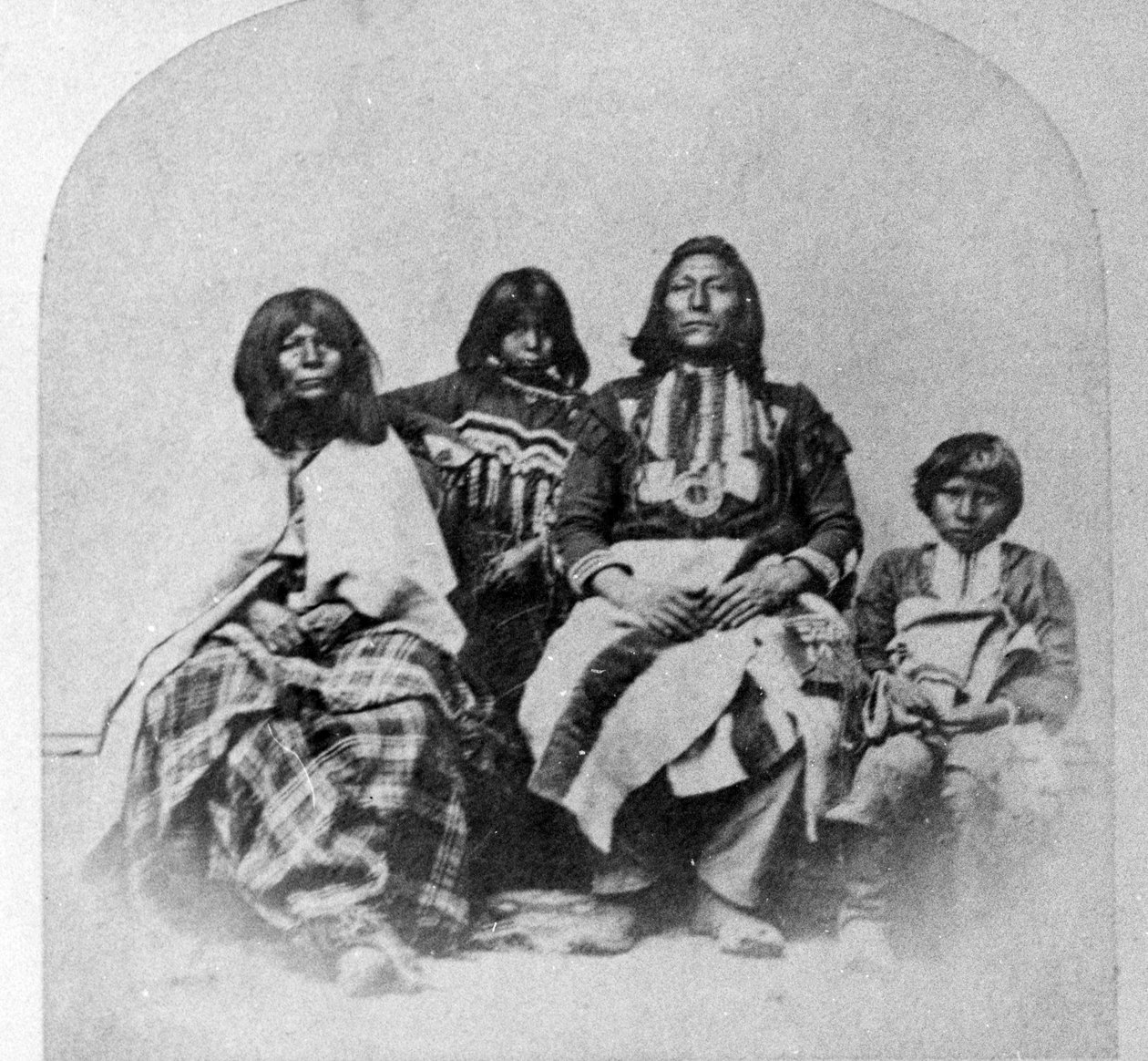 Familien Ute, ca. 1870-75 af Charles Roscoe Savage