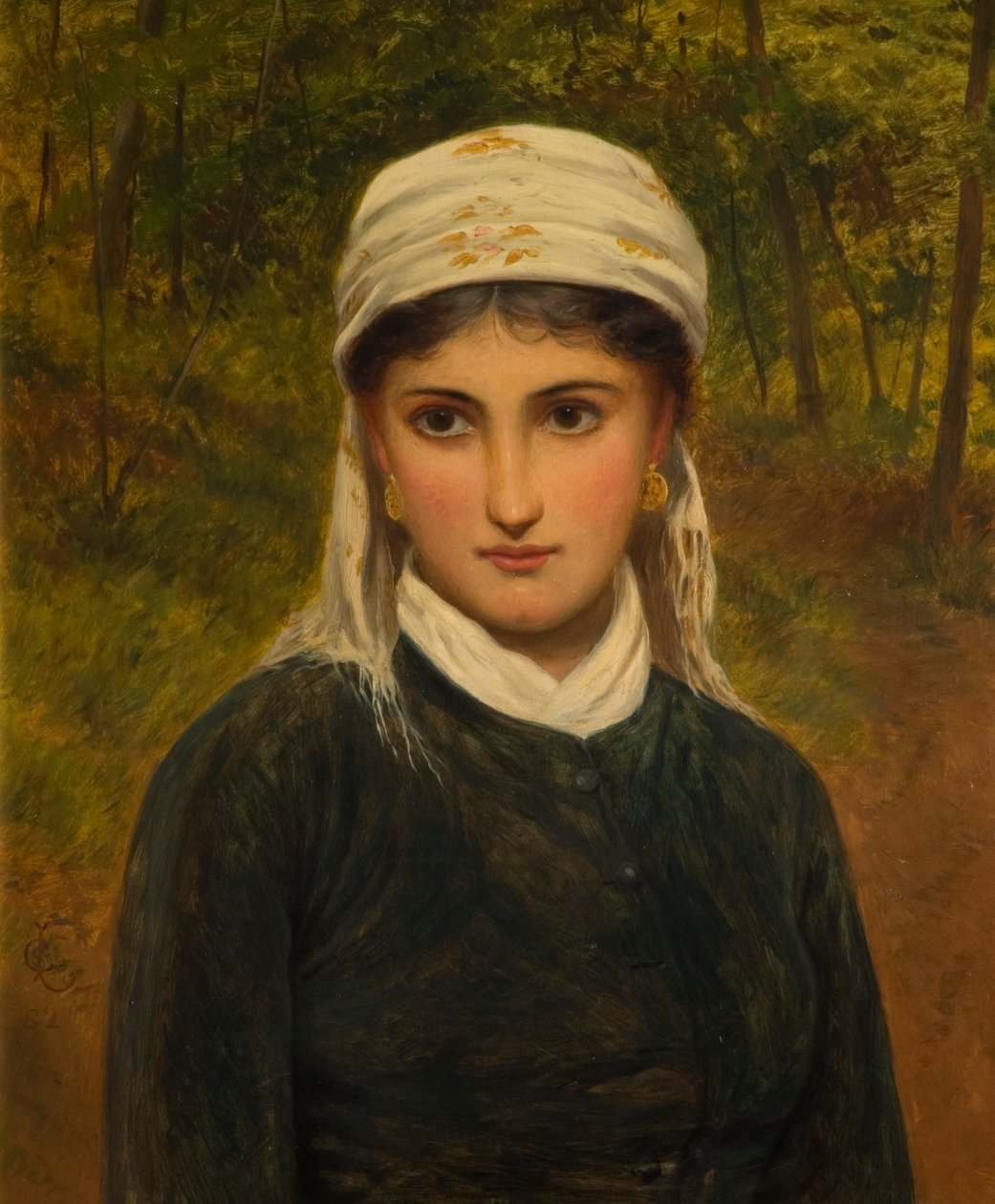En italiensk dame, 1882 af Charles Sillem Lidderdale
