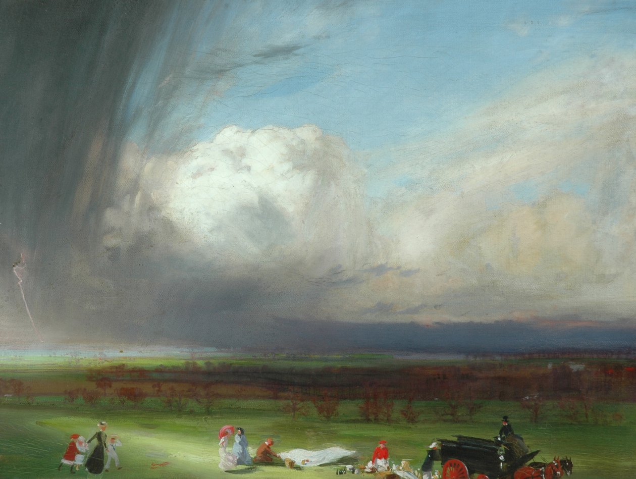 En afbrudt picnic, 1901 af Charles Sims